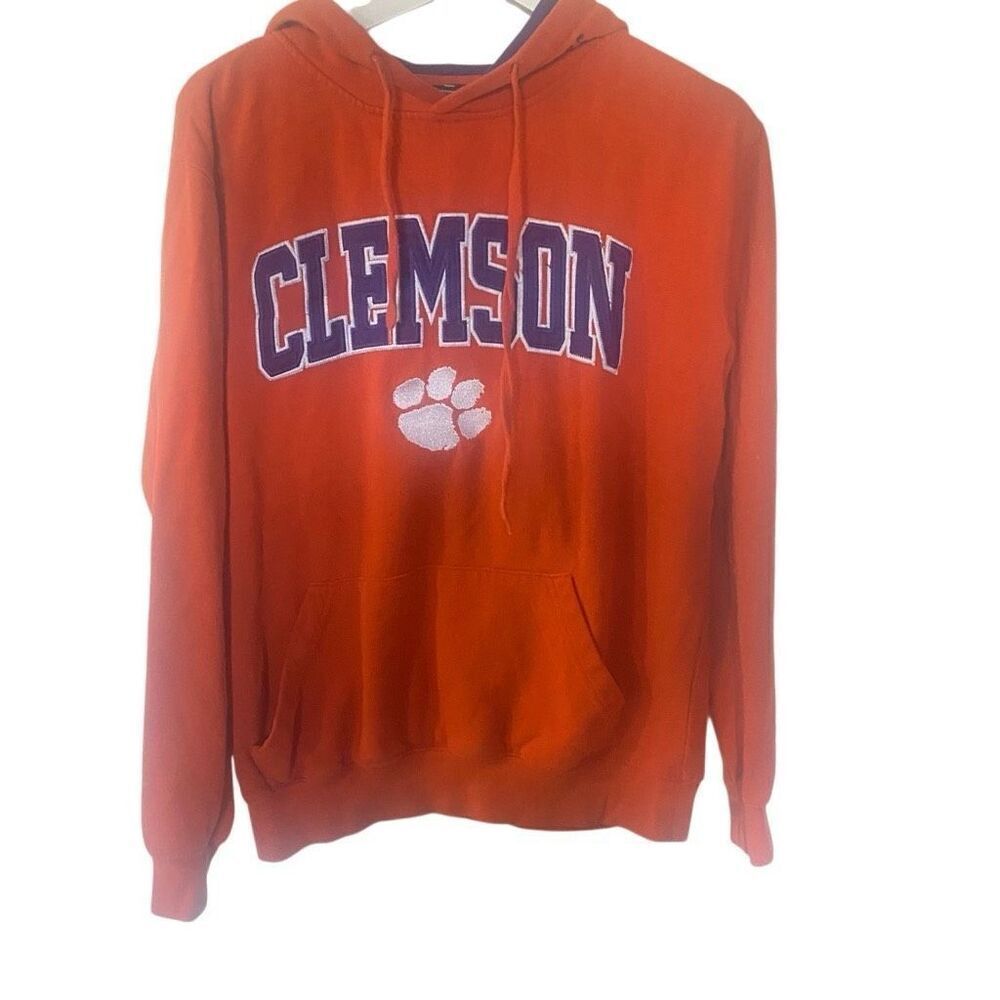 Stadium athletics small Clemson Alabama hoodie orange and purple college
